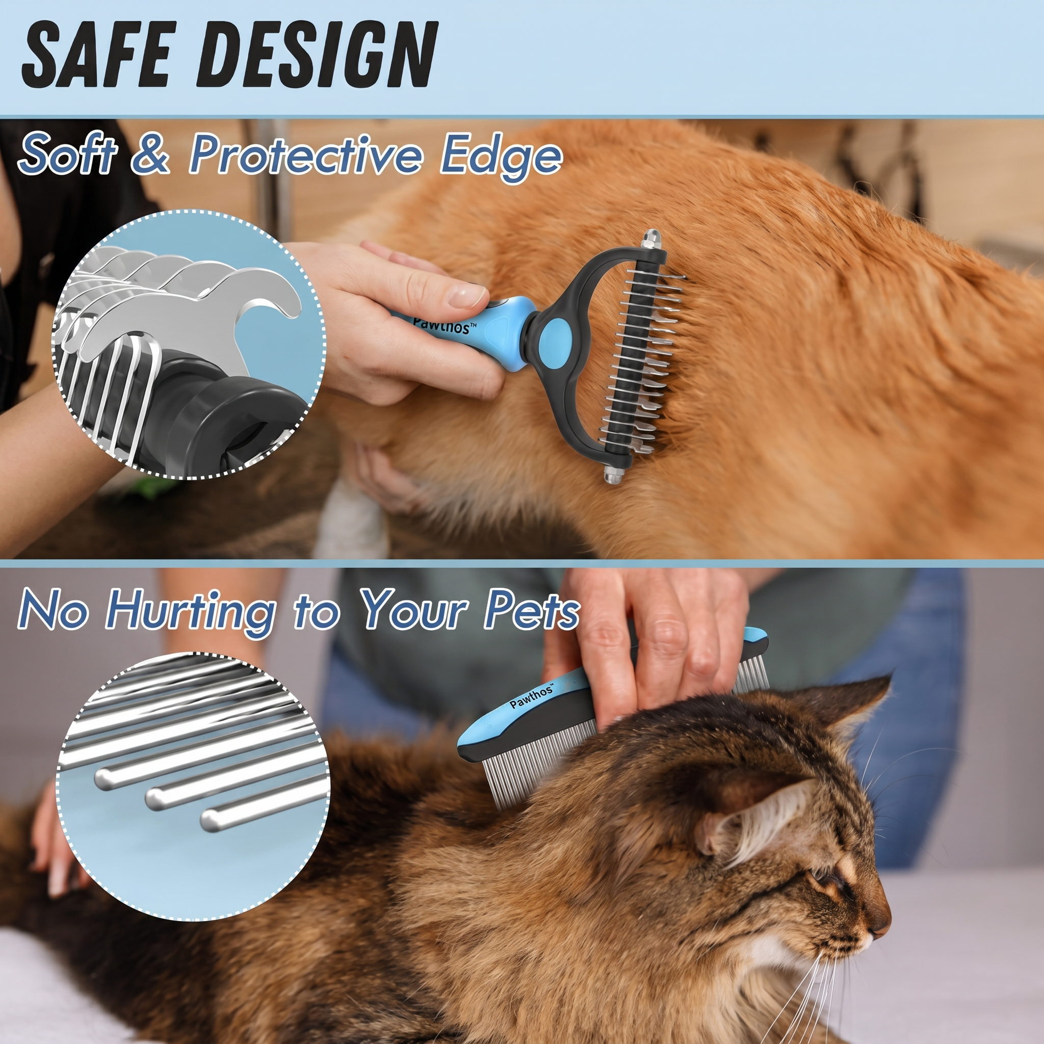 Pawthos™ Undercoat Deshedding Tool